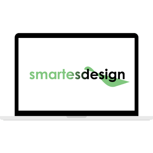Webdesign und Social Media Agentur Mittweida Smartesdesign Computer Bild mit Logo Mockup
